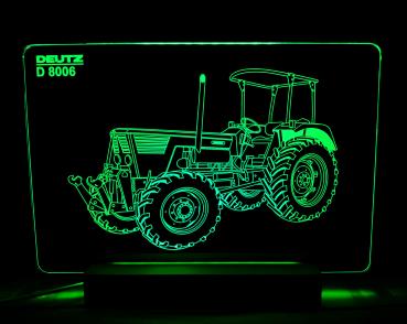 Deutz 8006 A mit Käfig Oldtimer Traktor